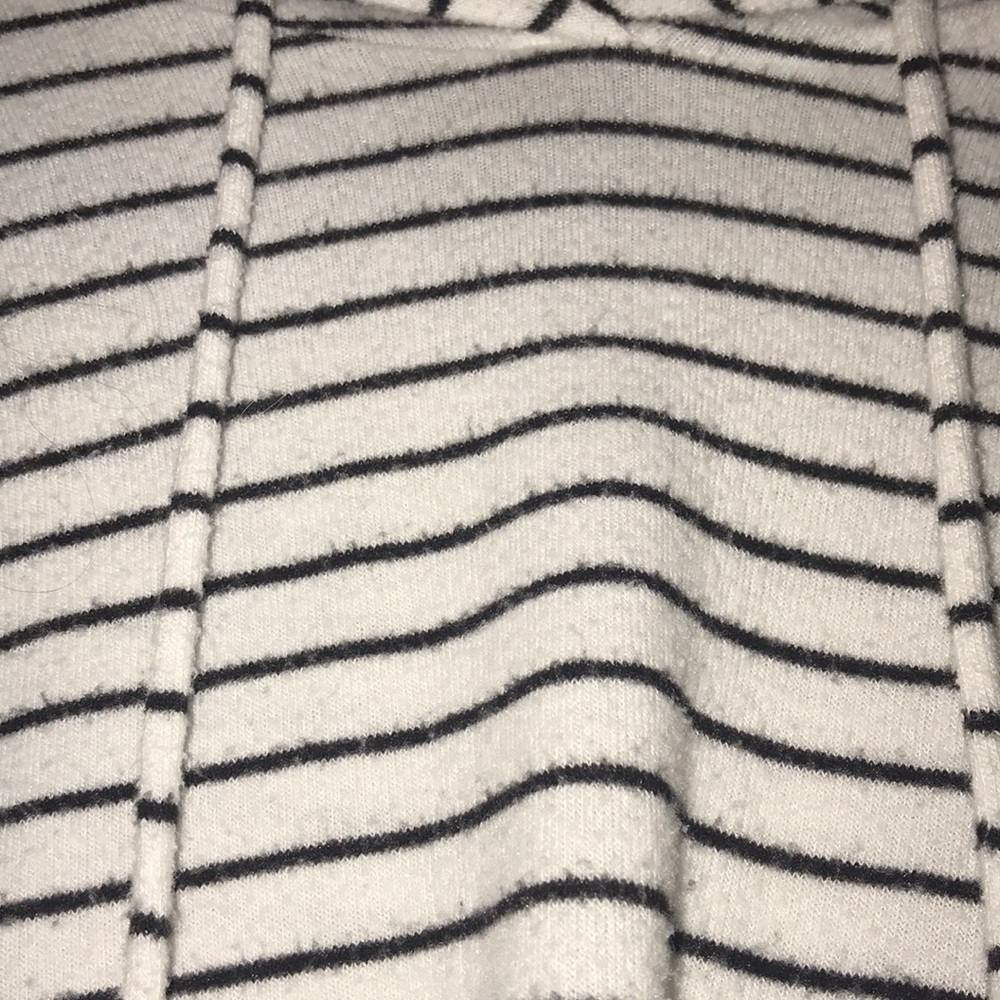 California stitch striped cropped hoodie - Picture 3 of 5